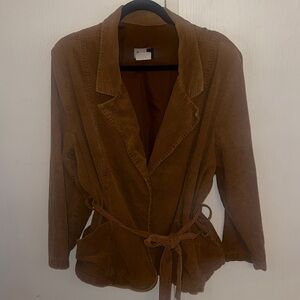 Vintage Heads Up Brown Corduroy Women's Jacket 3X